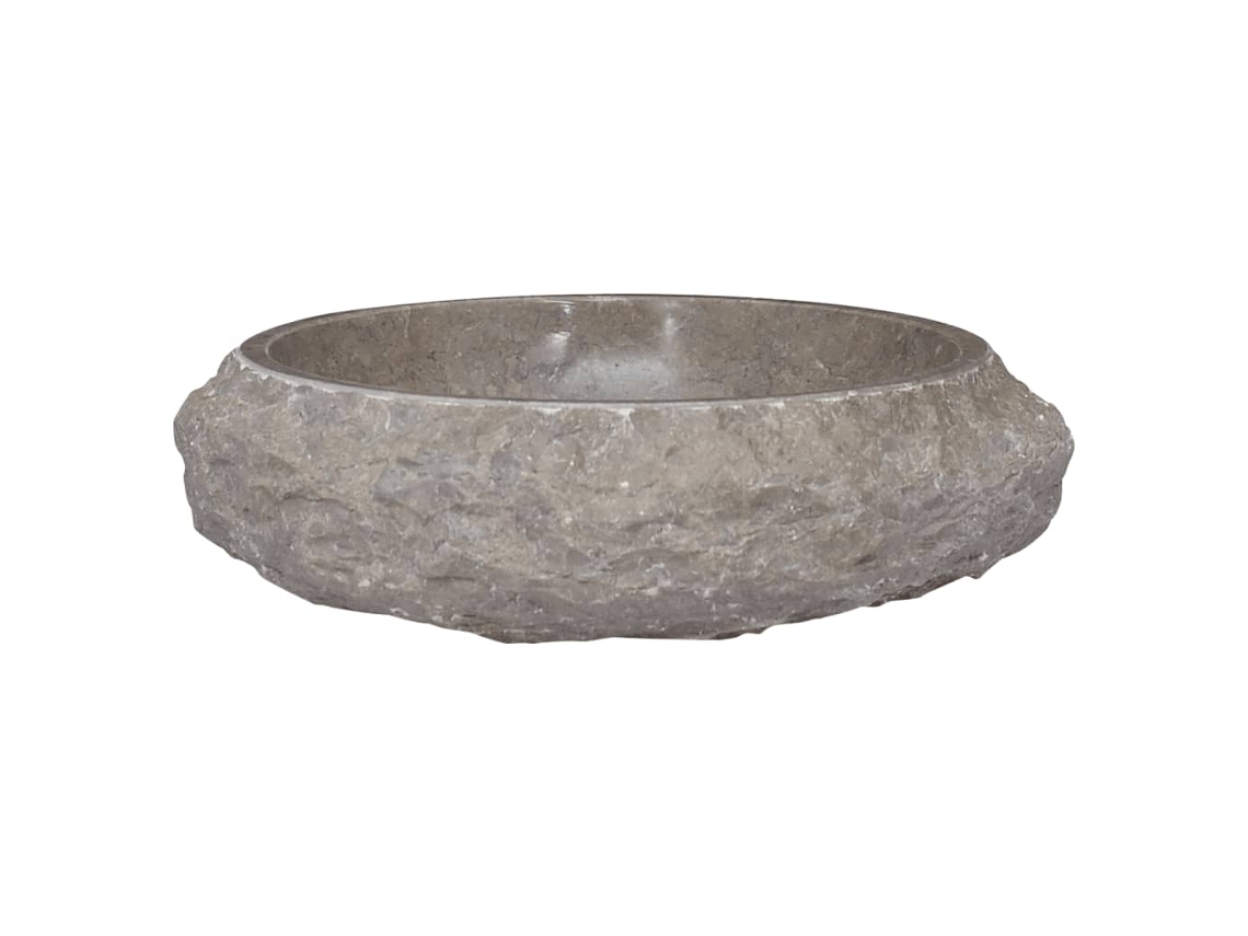 Lavatório Ø40x12 cm mármore cinzento