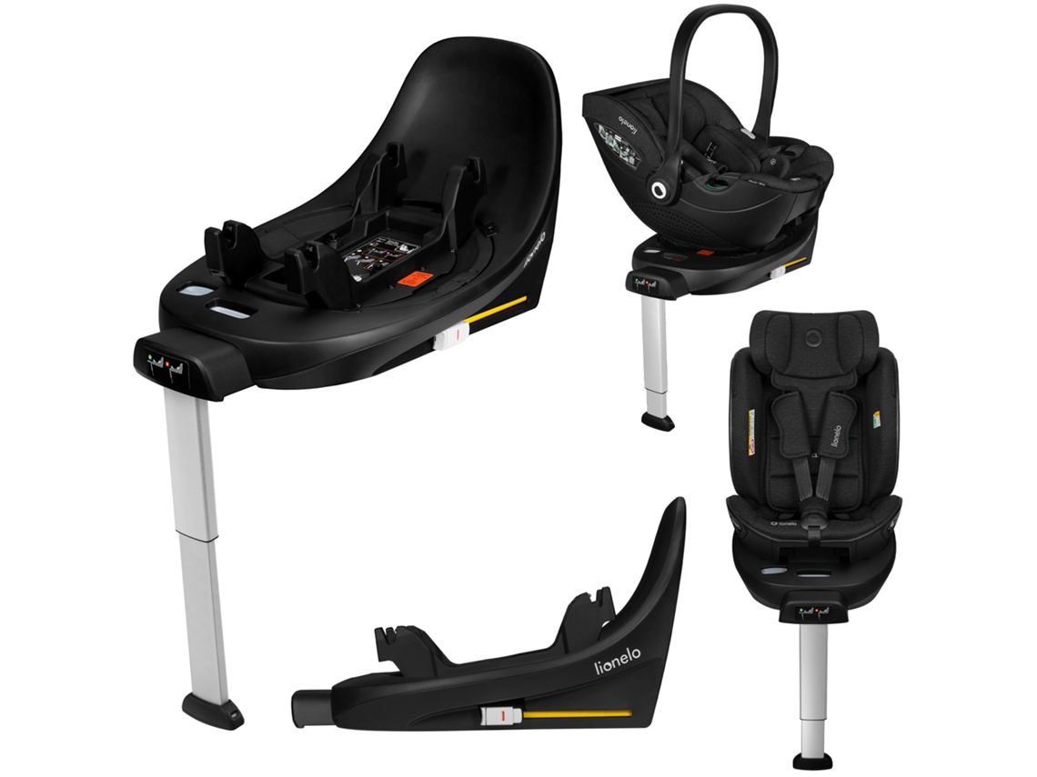Base Isofix 360° - Lionelo Moxie I-size - Giratória - Dobrável - Suporte Estabilizador