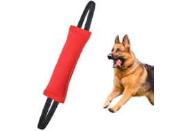 Brinquedo de Treinamento para Cães, Resistentes.para Cabo de Guerra Filhotes Aliviar a Dentição Digitallab Vermelho