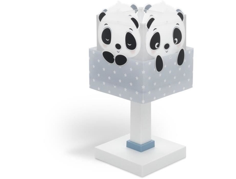 Lâmpada De Cabeceira Dalber Panda Azul 30 Cm Led Infantil