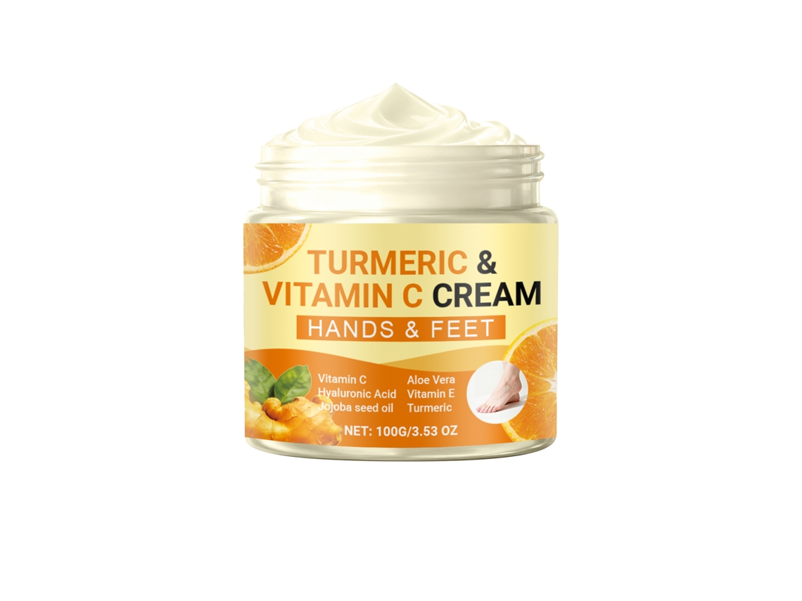 Creme Hidratante Cúrcuma Com Vitamina C Para Pele