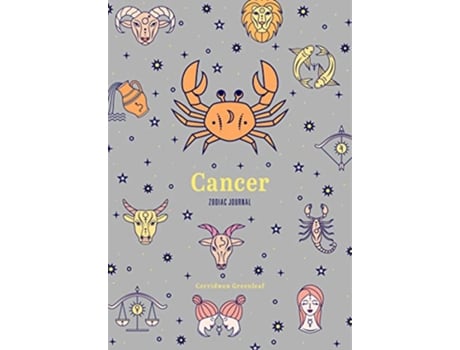 Livro Cancer Zodiac Journal de Cerridwen Greenleaf (Inglês)