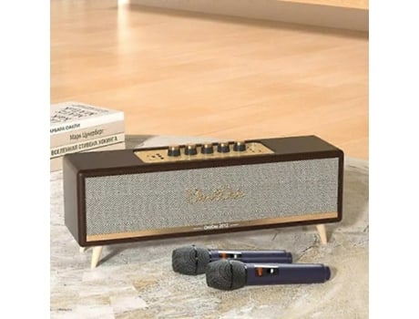 Oneder D8 Caixa De Som Bluetooth Sem Fio Retro Com Microfone Duplo