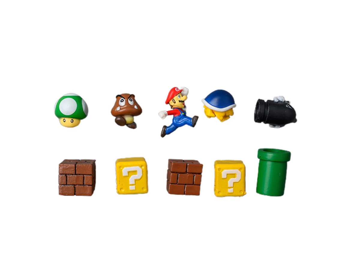 Conjunto de Ímãs Decorativos 3D para Geladeira com Design de Desenho Animado