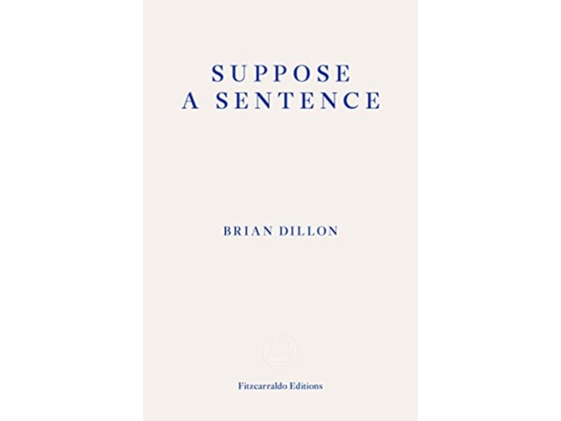 Livro Suppose a Sentence de Brian Dillon (Inglês)