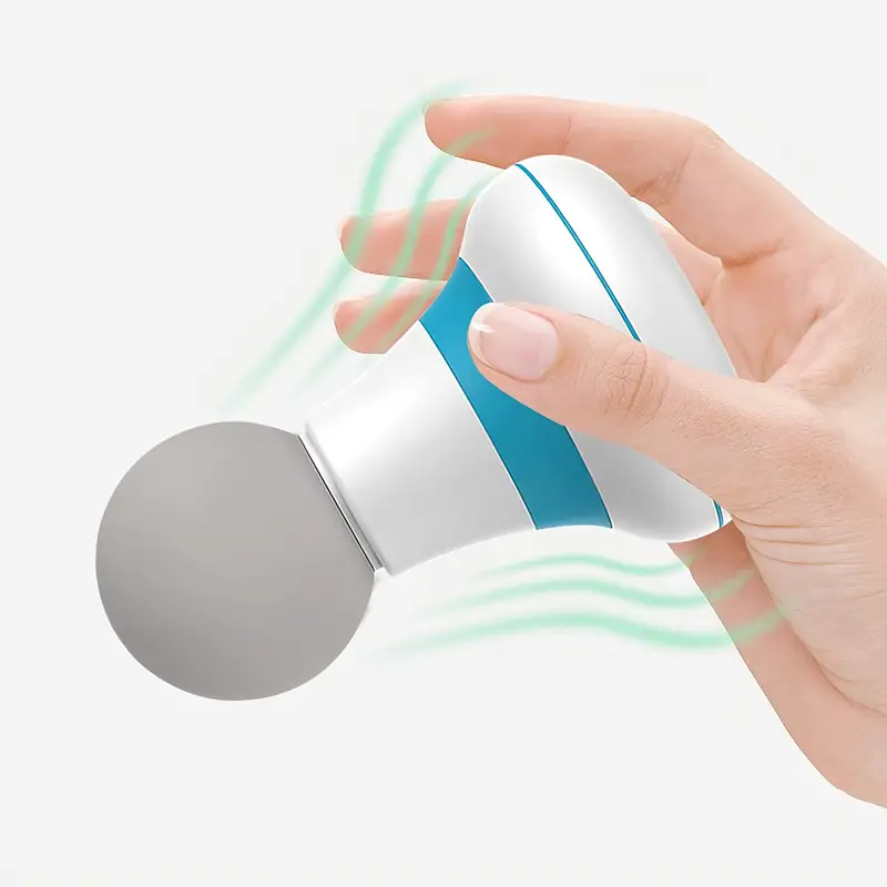 (branco) Mini Pistola De Massagem Elétrica Portátil Com 6 Níveis De Vibração, Massageador Fitness, Massageador Corporal