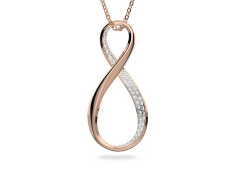 Colar Feminino Swarovski Rosa Colar Swarovski Exist Cor Do Material Rosa