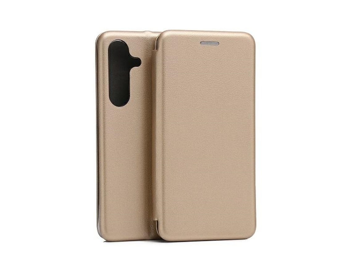 Capa para Samsung Galaxy S24 S BELINE Pele Sintética Magnética Dourado