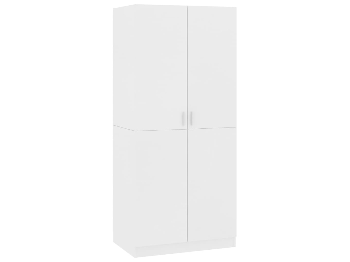 Conjunto 1 Wardrobe, Wardrobes Vidaxl Branco Madeira Processada (n/a)