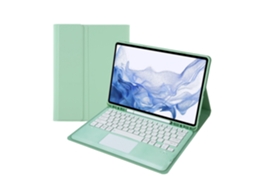 Lurelia Capa Com Teclado Bluetooth Para Samsung Tab S9plus 12.4 Com Touchpad