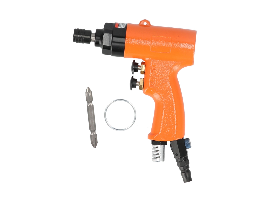 Chave de Parafuso Pneumática 5h Reversível 1/4in Kit Ferramenta | S/MARCA