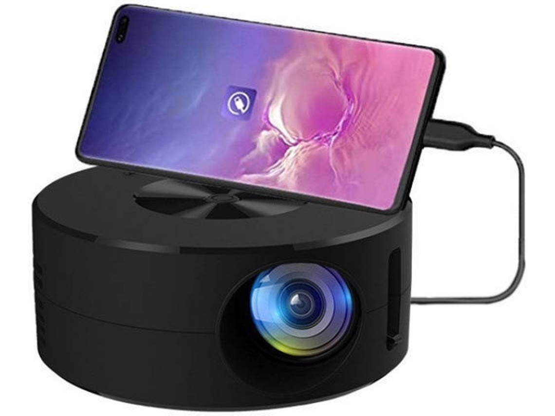 Mini Projetor de Vídeo Projetor Led Portátil com Mesma Tela de Telefone para Tablets de Smartphone Projetor de Cinema em Casa Suporte Par CHRONUS