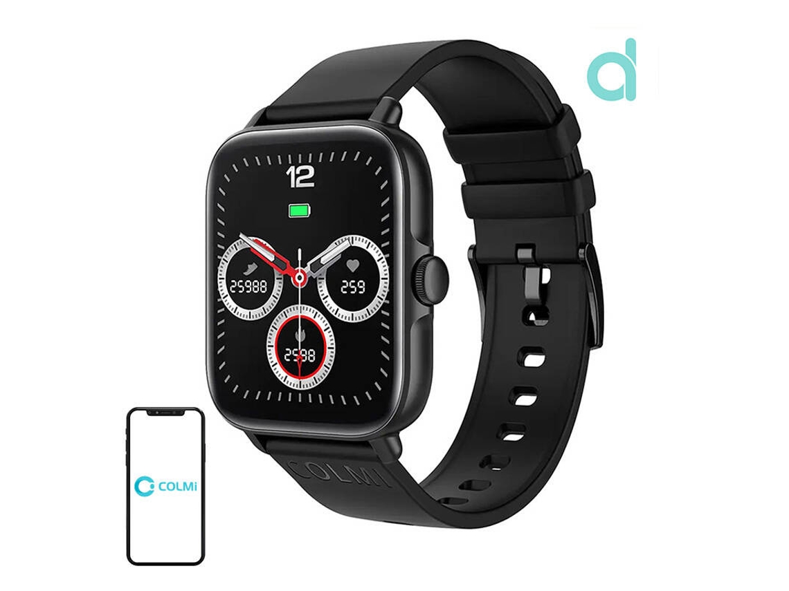 Relógio Inteligente Colmi P28 Plus para Android e iOS com Monitoramento de Frequência Cardíaca