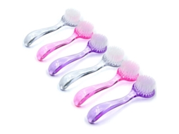 6 Pincéis de Limpeza de Unhas com Cabo Anti derrubado para Unhas de Mão e Pé