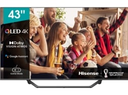 TV HISENSE 43A72GQ (QLED - 43'' - 109 cm - 4K Ultra HD - Smart TV)