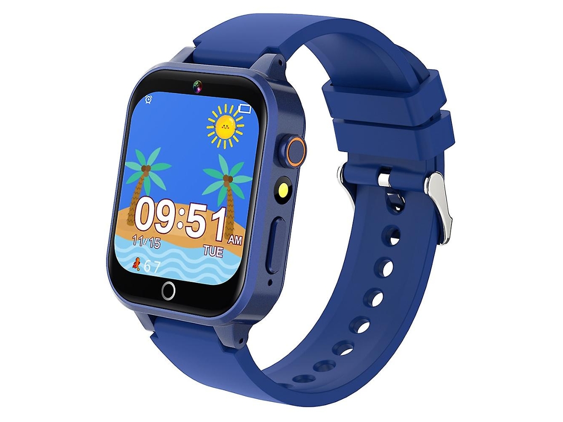 Relógio inteligente infantil S07, smartwatch com câmera, tocador de música e despertador, bicicleta elétrica Pink Ly