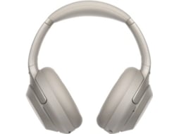 Auscultadores Bluetooth SONY 1000XM3S (Over Ear - Microfone - Noise Canceling - Prateado) — Over Ear | Microfone | Noise Cancelling | Atende chamadas