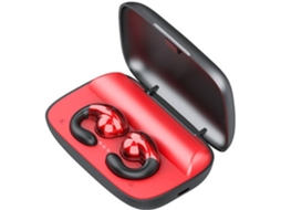 Auriculares Bluetooth True Wireless (in Ear - Microfone - Noise Cancelling - Vermelho)