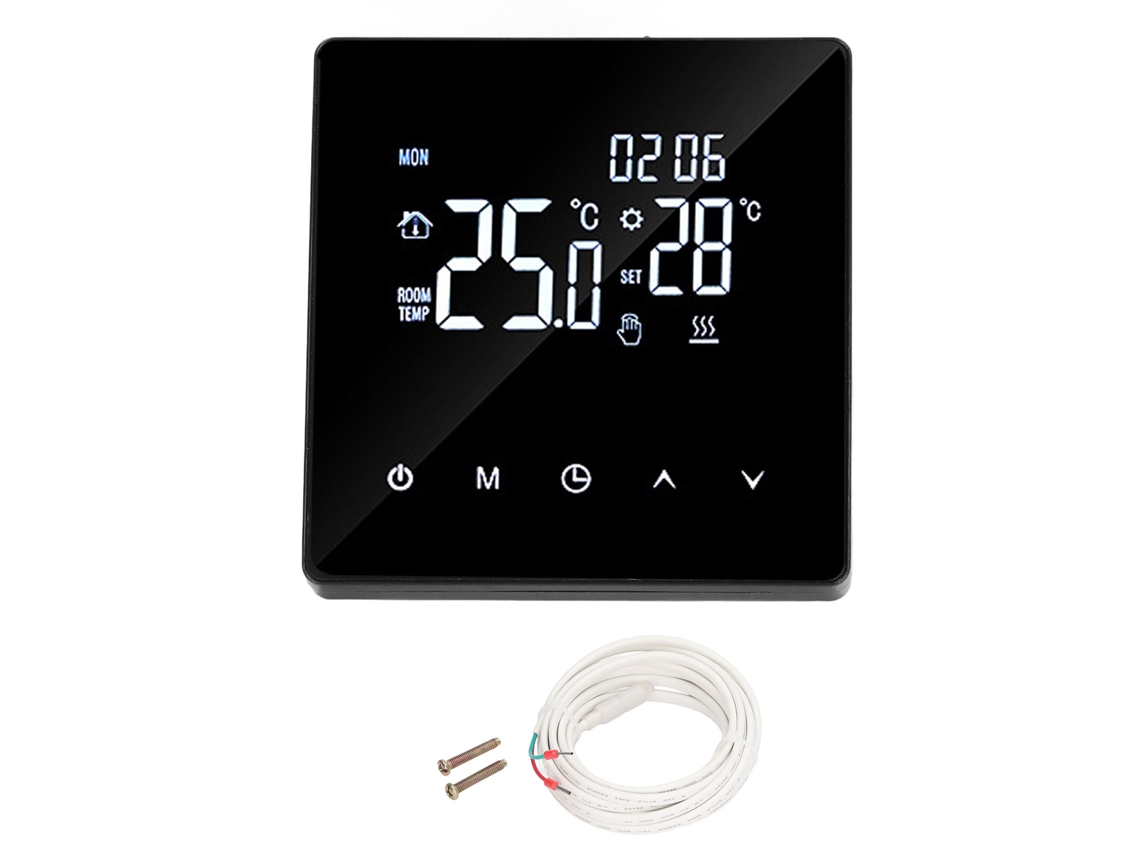 Termostato Digital Primerox, programável, tela LCD WiFi, para aquecimento de piso e casa, hotel S/MARCA