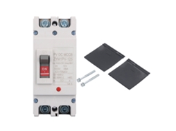 Interruptor de segurança isolador MCCB 2P para baterias solares DC 1000V 80A S/MARCA