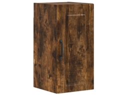 Vidaxl Armário De Parede Para Banheiro Utrecht Carvalho Fumado