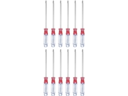 Conjunto De 12 Mini Chaves Fenda Phillips Ph1 Nº 1, 12,7 Cm