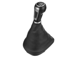 Speed Car Leather Gear Shift Knob Frame Dust Boot Cover For Ii Toledo Iii Altea Xl