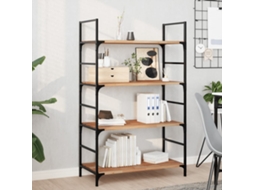 Estante Parede | Prateleira De Parede | Estante Flutuante 60x40x2 Cm Acácia Maciça Acabamento A Óleo