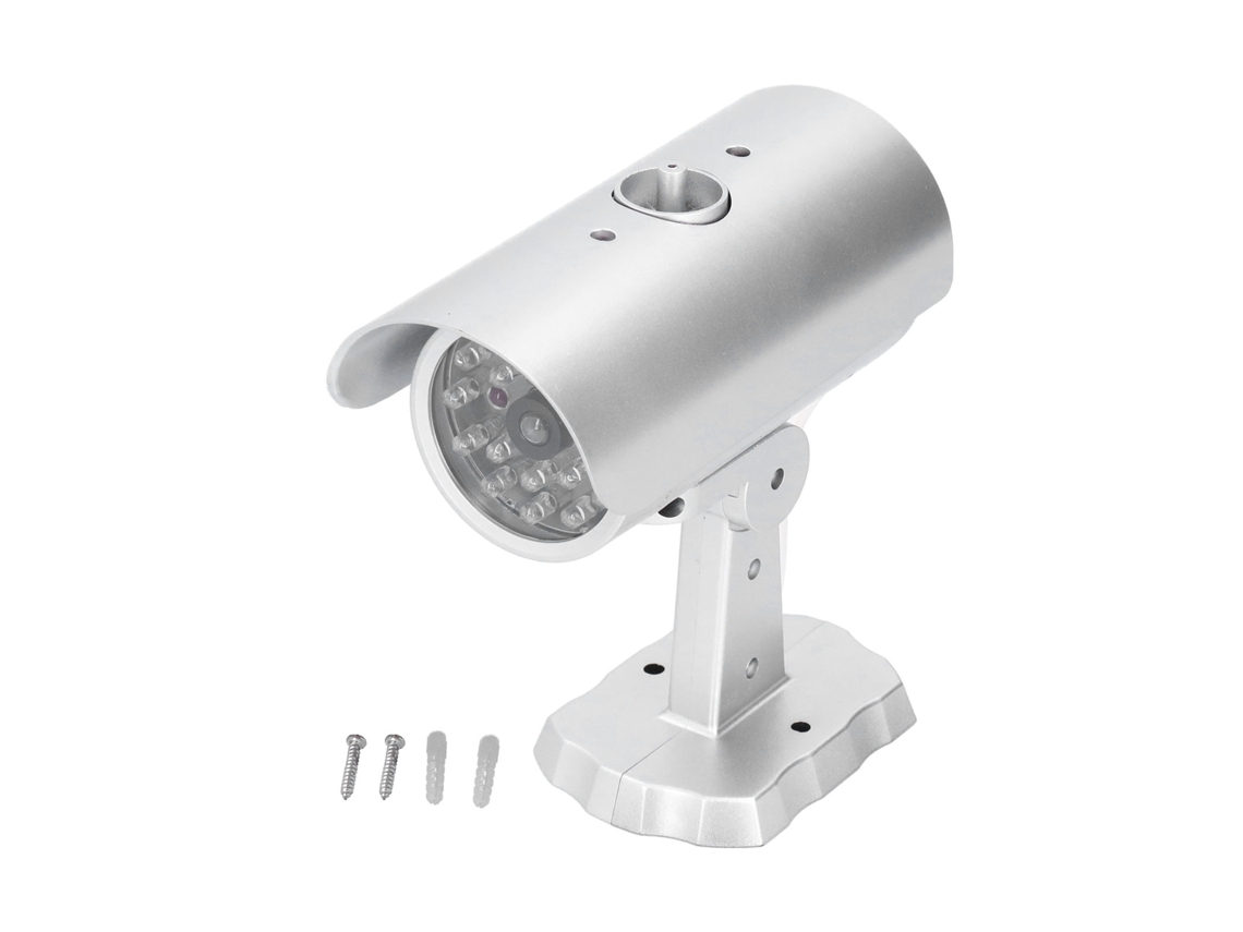 Câmera Falsa de Segurança Primerox com Led Piscante