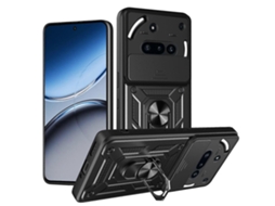 Capa Para Celular Nothing Phone 3a Com Design De Tampa Deslizante Para Câmera, Feita Em Tpu E Pc.