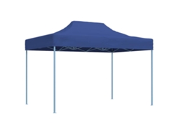 Vidaxl Tenda Dobrável Profissional Para Festas 3x4 M Aço Azul