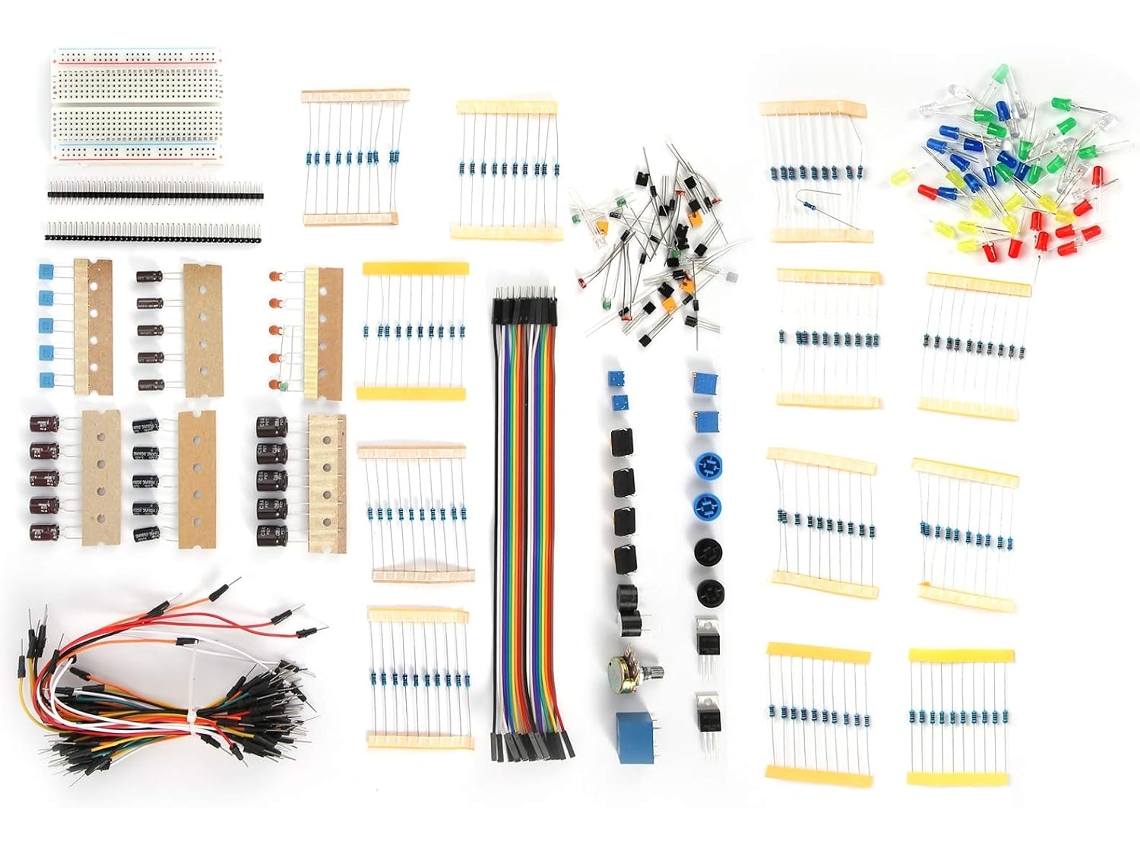 Kit de Componentes, Placa de Desenvolvimento Básica para Componentes Eletrônicos. SFUSHOS