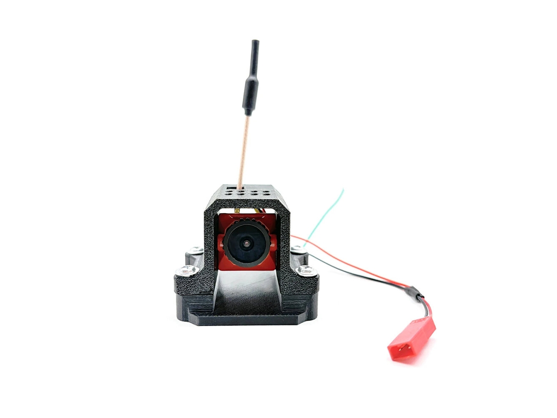 Transmissor Fpv Slonwake B19 Aio 5.8ghz 48ch Vtx Smartaudio Pitmode Potência Ajustável 25/200/400mw Lente 2.1mm Cmos 1500tvl 130° P/ Aeronaves Rc MDUG