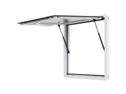 Janela De Serviço Para Food Truck 915x610mm Com Abertura Pneumática Tekmaquinas