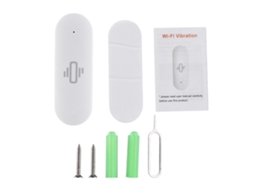 Sensor De Vibração Wifi Laxiscreed Com Controle Via App Tuya E Alerta De Queda Inteligente