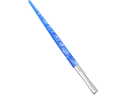 Caneta Tinteiro Plafope com Pasta de Macia, Anel Metálico em Resina Durável, Azul, Ideal para Caligrafia e Escrita