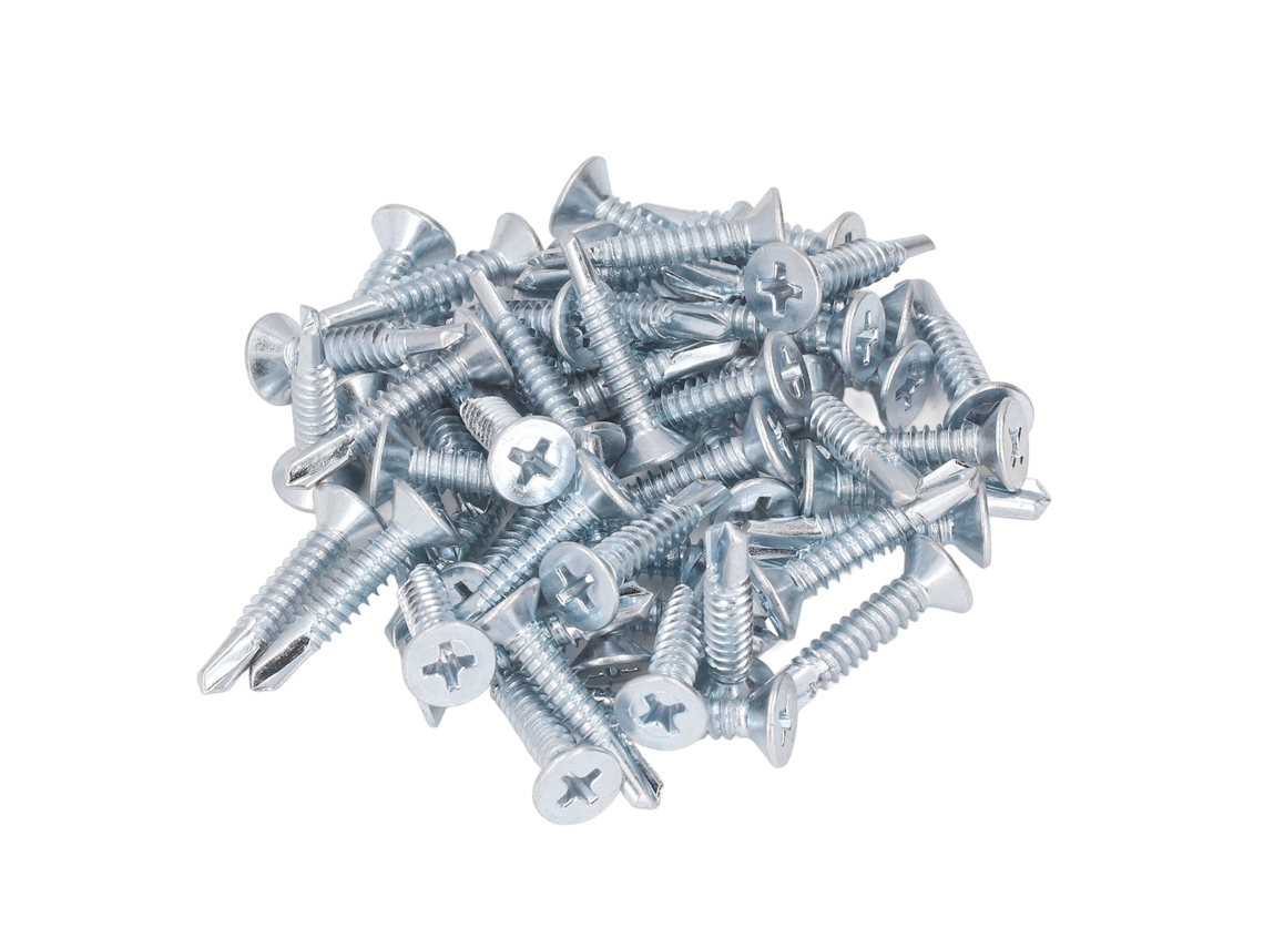 Laxiscreed Parafusos De Aço Galvanizado Para Reparações, Pack De 50 Unidades De Alta Resistência