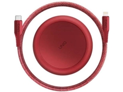 Cabo UNIQ (Lightning - 1.2m - Vermelho)