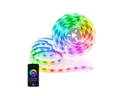Fita Led, 5 M, Rgb, Wi-fi, Para Decoração De Móveis, Televisão, Prateleiras E Ambientes Internos