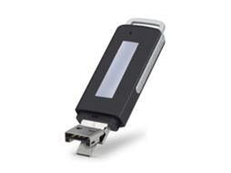 Mini Gravador De Voz Gravador Digital De Áudio Ditafone Com 8 Gb Usb Para Palestras Reuniões Aulas E Muito Mais Preto Lalamoli