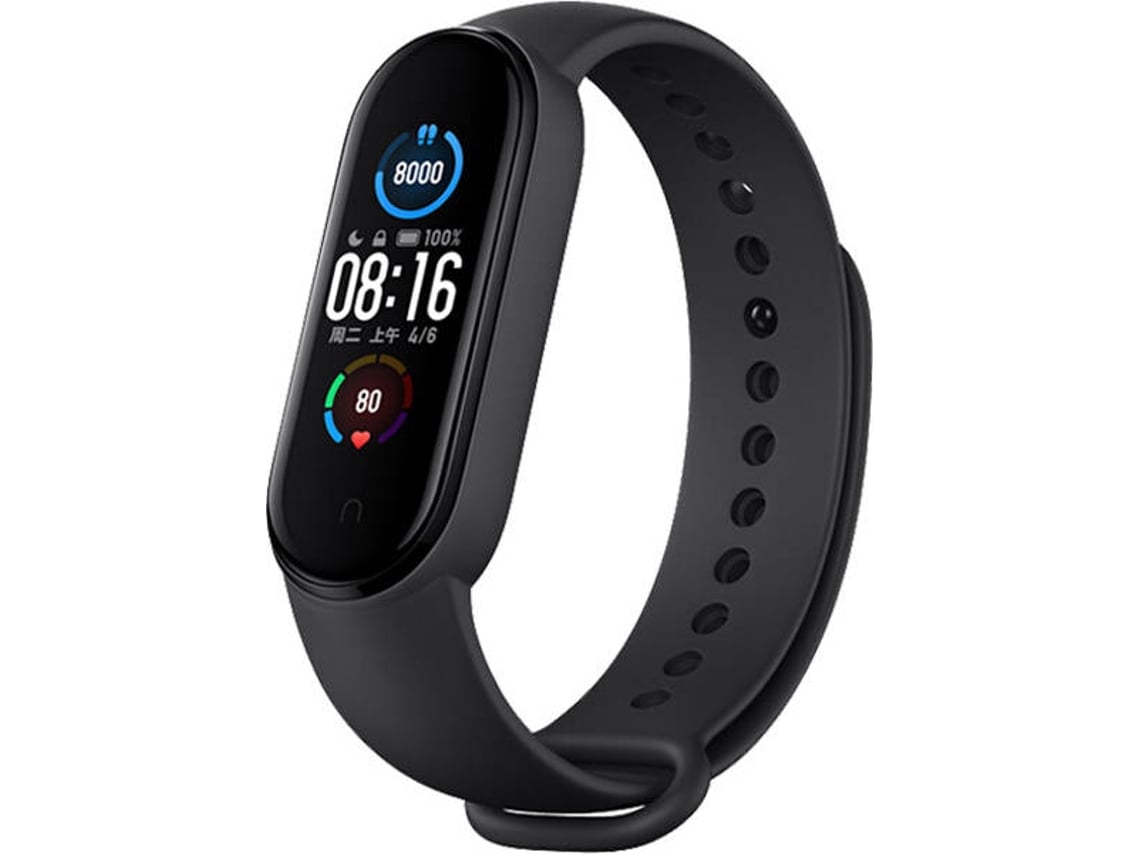 Pulseira Desportiva XIAOMI Mi Band 5 (Bluetooth - Até 14 dias de autonomia - À prova de água - Preto)