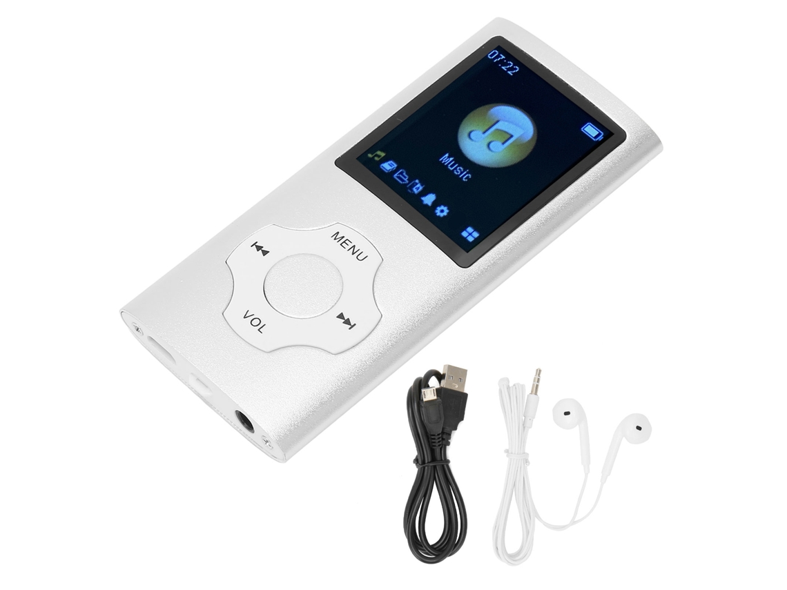 Tocador de Música LAXISCREED 1.8 Polegadas Lcd Prata