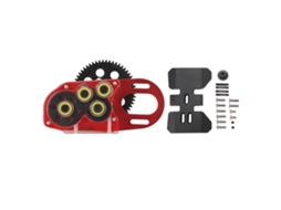 Mali caixa de Engrenagens 2low com Motor para Scx10 Ii Iii Capra Carro Rc 1/10 Leve Vermelha