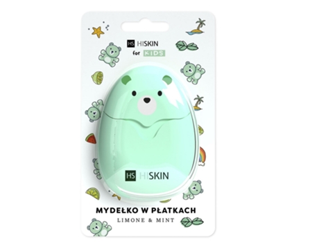Sabonete líquido para as mãos com fragrâncias de menta e limão para crianças, pacote com 50 unidades Hiskin
