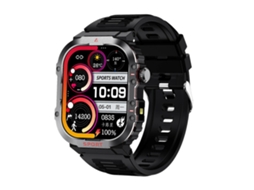 Relógio Inteligente G45 Com Tela De 2,01 Polegadas, Pulseira De Silicone, À Prova D'água Até 10 Metros, Com Lanterna, Chamadas Bluetooth E Monitor De