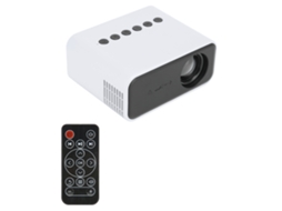 Projetor LAXISCREED Portátil Led para Quarto com Mirroring
