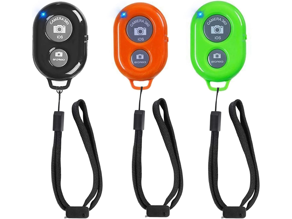 Controle Remoto Sem Fio Para Celulares E Tablets , Controle Remoto Bluetooth Aoqiyue Para Controle De Câmera De Slowmoose (pacote Com 3)