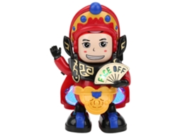 Robô de brinquedo Ats com mudança de rosto elétrica e luz LED, presente para crianças com mudança automática de rosto.