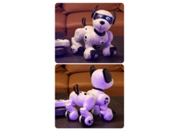 Perro Robot Programável Por Controle Remoto Inteligente Brinquedo Com Canções E Funções Interativas