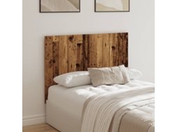Vidaxl Cabeceira Cama 120x1,5x80 Cm Derivados Madeira Madeira Velha